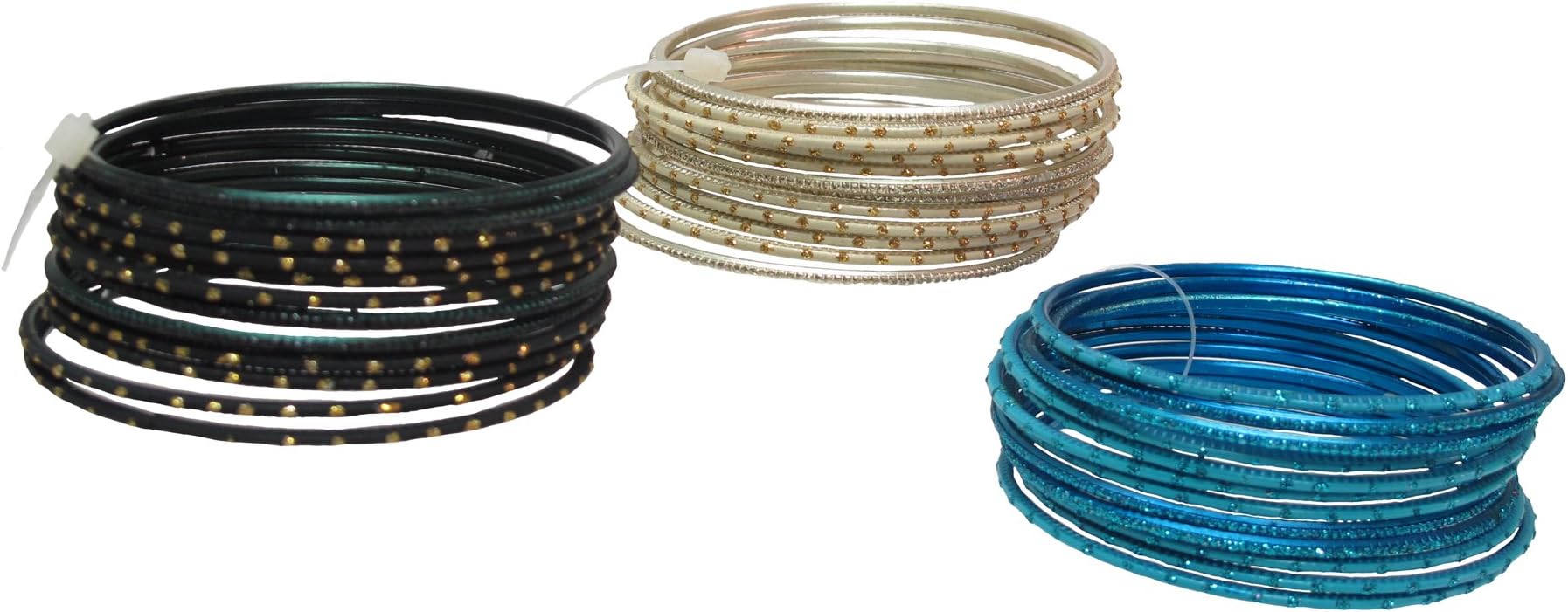 Slim Fashion Bangles Combo 3 Color Gift Sets. Lead & Nickel Free