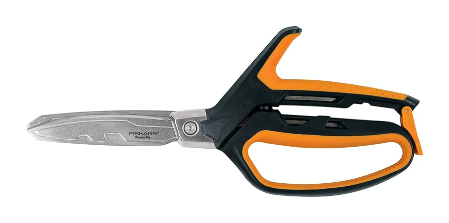 が新品】Fiskars PowerArc はさみ Amazon.com: Fiskars Pro PowerArc Shop Shears, Heavy Duty