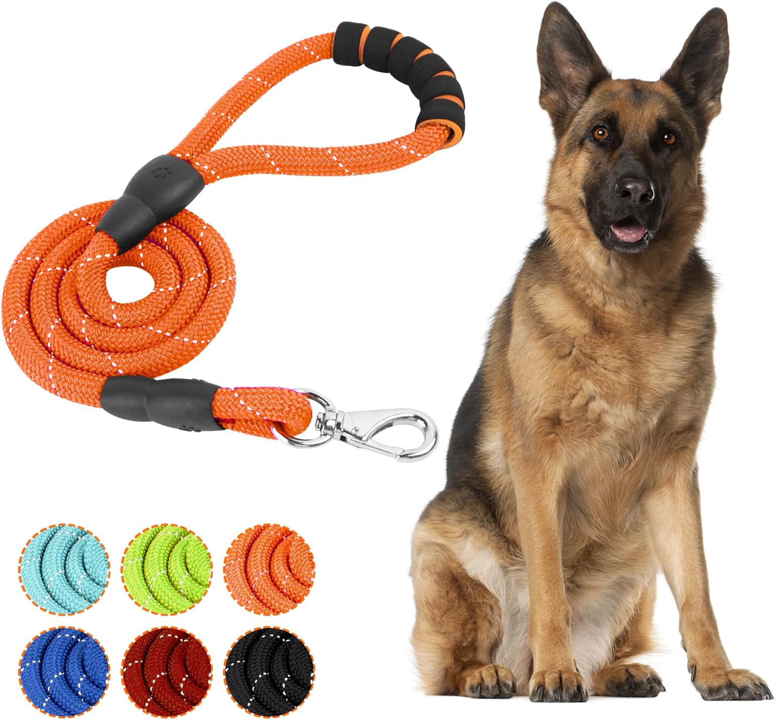 Dog leash 4FT Nylon Rope Dog Leash Heavy Duty Dog