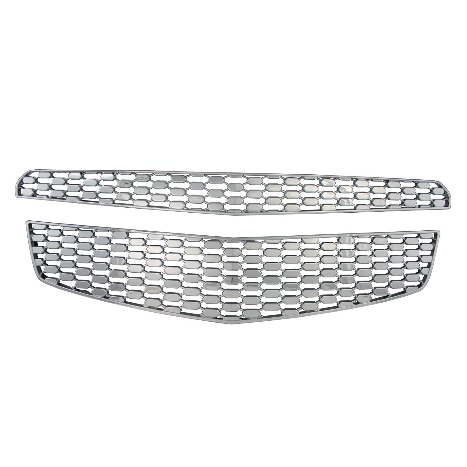 BullyGI-82 Triple Chrome Plated ABS 2-Piece Grille Overlay