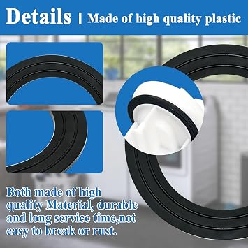 8Pcs WH11X29539 Seal Ring Washers Replacement, for WH11X34741 Washer Drain Pump Filter