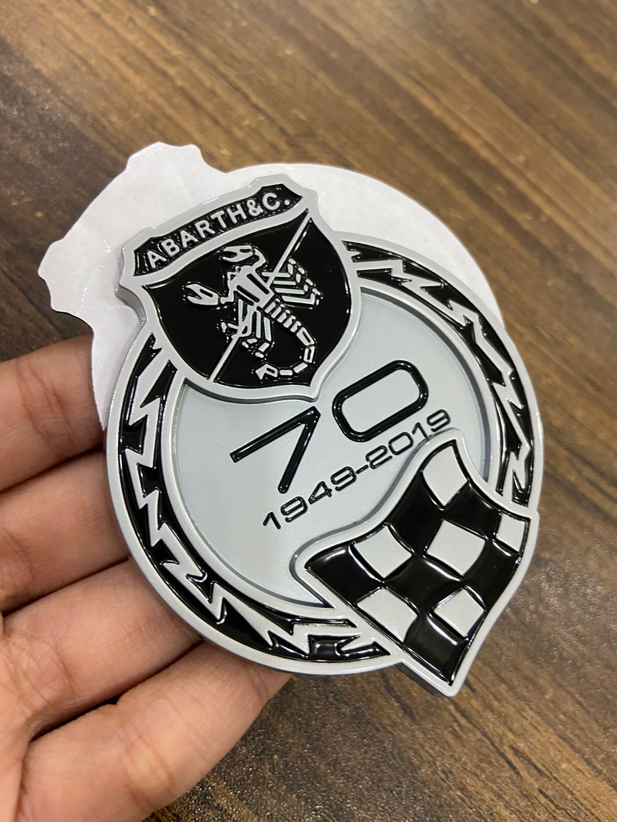 Ride2joy Fits Fiat Abarth & C. 70th Anniversary Decals Stickers 