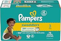 Vista 100 de Pampers Swaddlers - Pañales desechables ultra suaves para bebé talla 1, 164