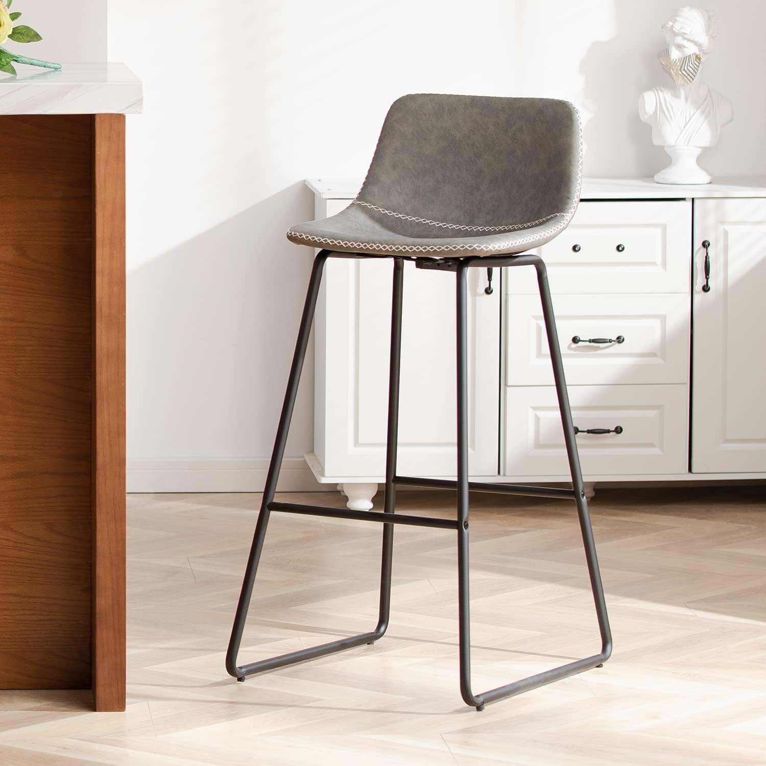 HeuGah Bar Height Bar Stools Set of 1, Counter Stools with