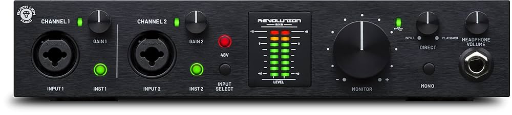 Black Lion Audio Revolution 2x2 USB Audio Interface : Amazon