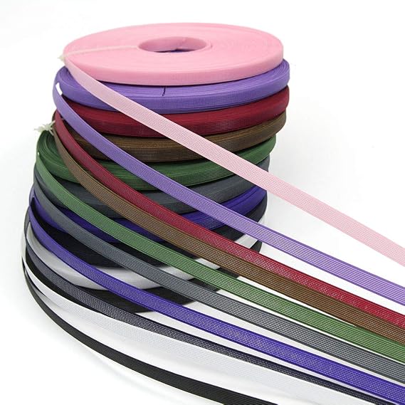 50 Yard Box of Rigilene Polyester Boning, 1/2 Wide, Navy Blue