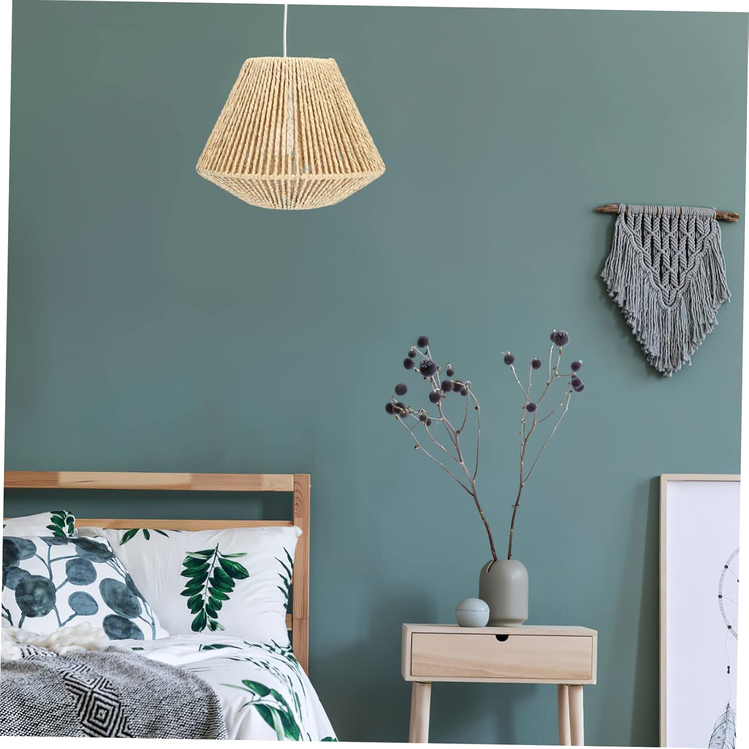 UPKOCH 2pcs Large Lamp Shade Rustic Style Decorative Hanging Lampshades for Home