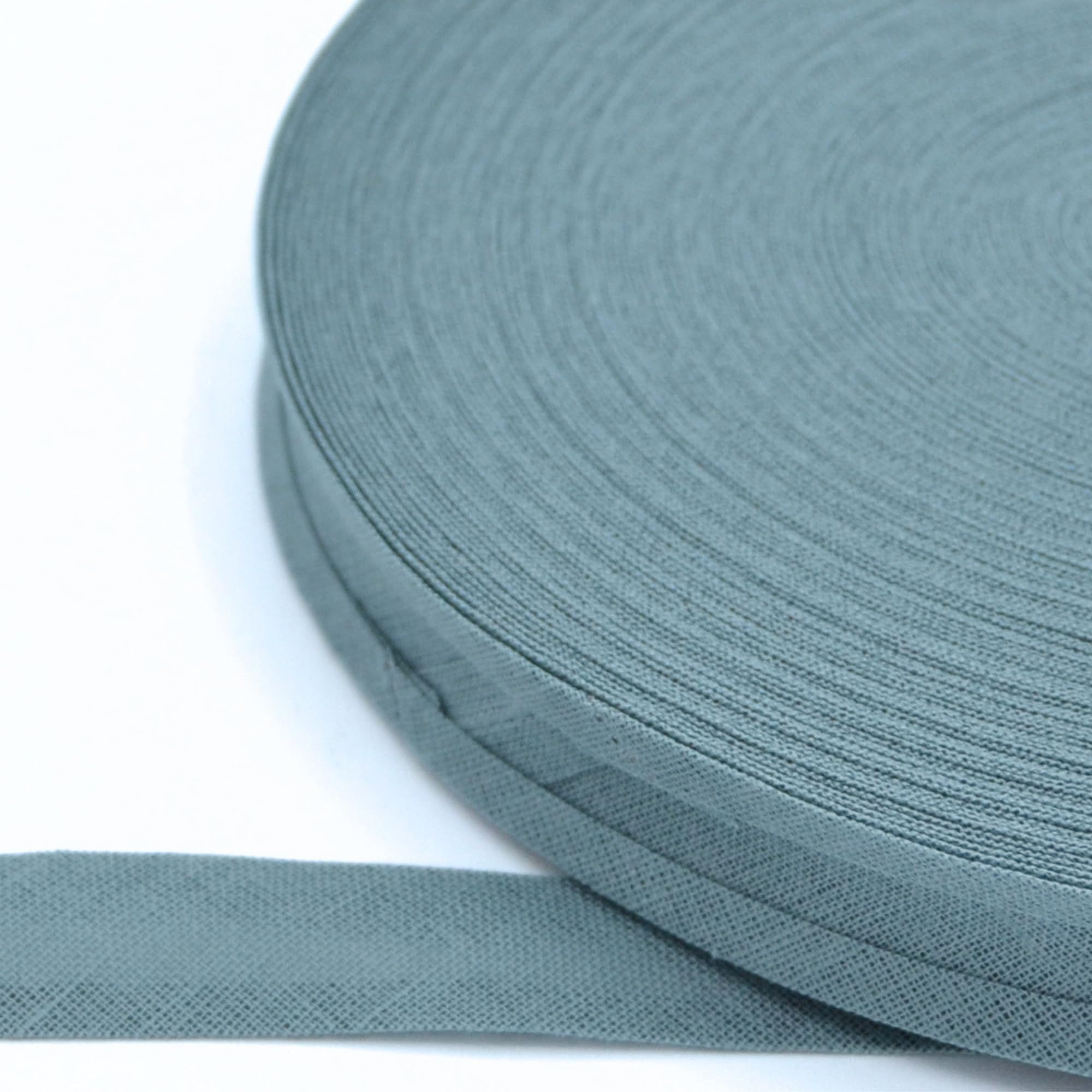 celloexpress 25mm Silver Cotton Bias Binding Tape for Sewing - Trim Edging Quilting Bunting Crafts (5m - 500cm)