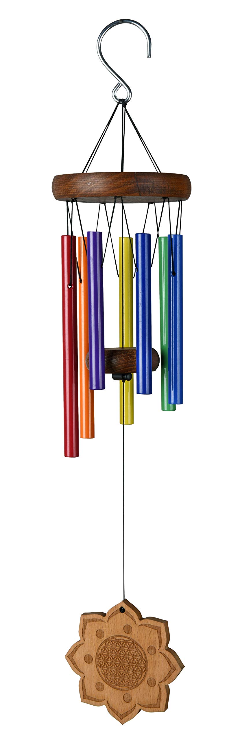 NATURE'S MELODY - Chakra Klangspiel, ca. 22 Zoll / ca. 56 cm - Chakra-Farben / Multicolor