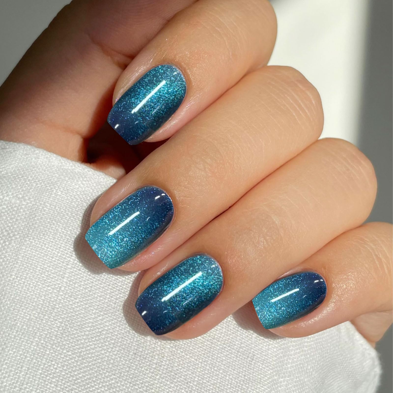 Cat Eye Nail Stickers - Easy Gel Nail Art -13