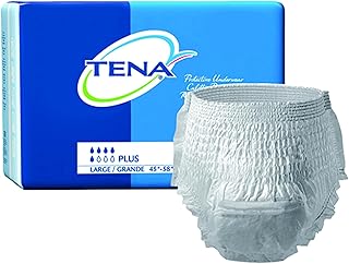Tena Protective Underwear, Plus Absorbency Large, Waist/Hip 45