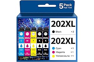 Epson 202XL High-Yield Ink Cartridges: Premium Replacement for Your Epson Printer