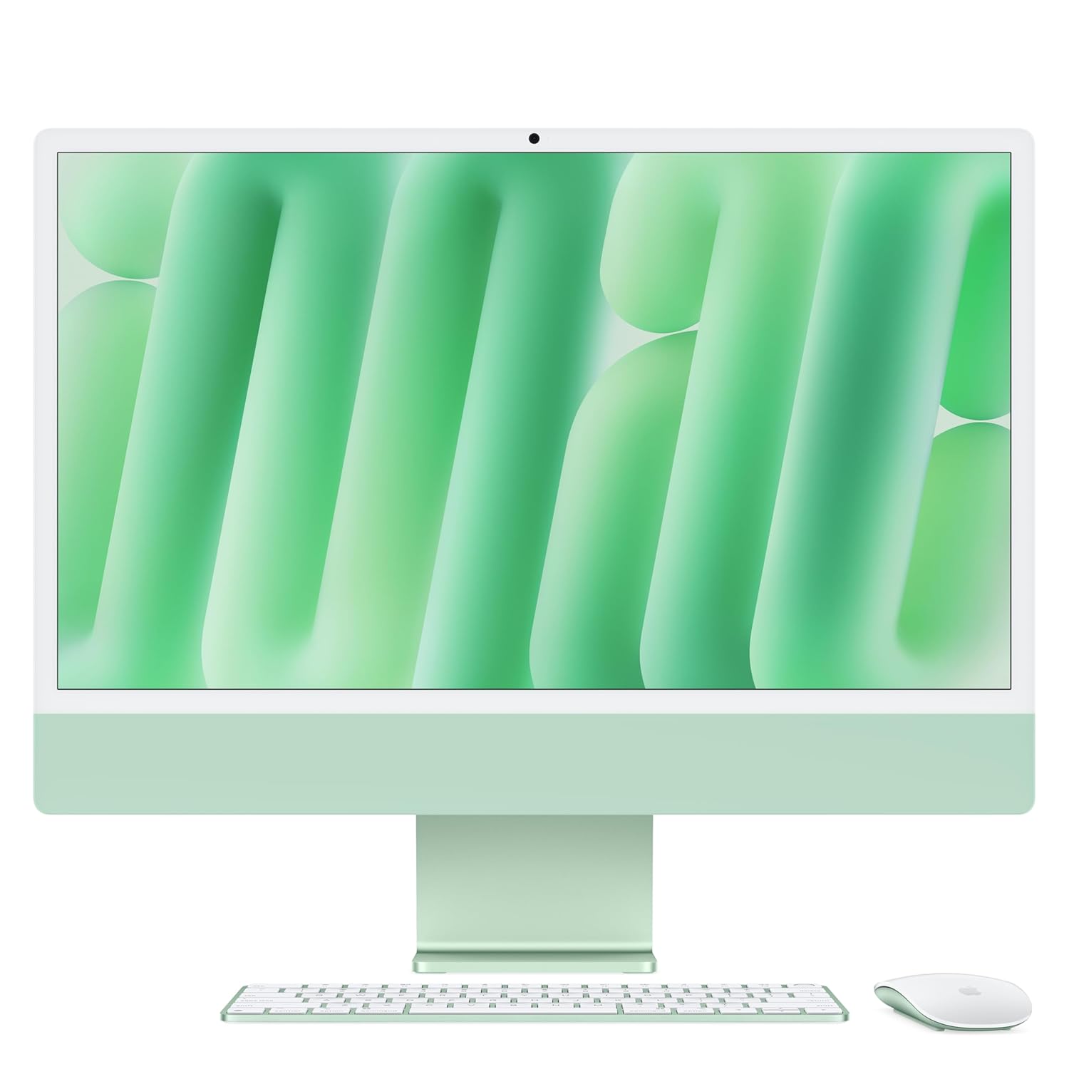 Apple 2024 iMac All-in-One Desktop Computer with M4 chip with 10-core CPU and 10-core GPU: Built for Apple Intelligence, 60.96 cm (24″) Retina Display, 16GB Unified Memory, 512GB SSD Storage; Green