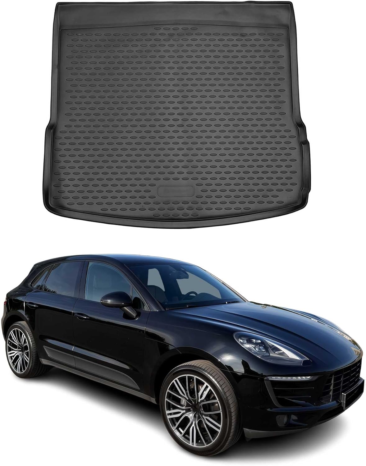 OMAC Cargo Mats Liner for Porsche Macan 2015-2026 Waterproof TPE Black