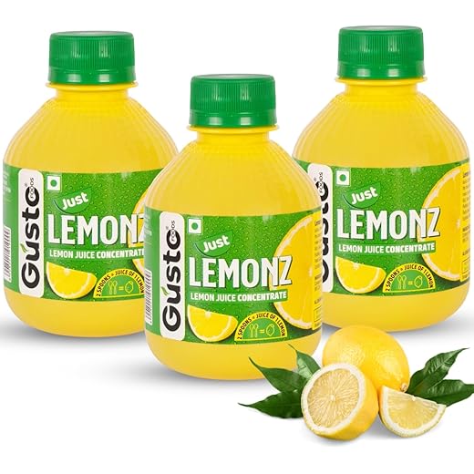 Gusto Foods Lemon Juice Concentrate 600ml