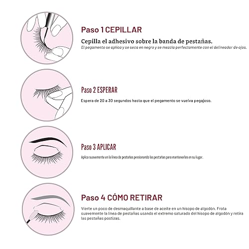 Miniatura 5 de Kiss Me Envy Super Strong Hold Eyelash Adhesive látex [transparente] kpeg06