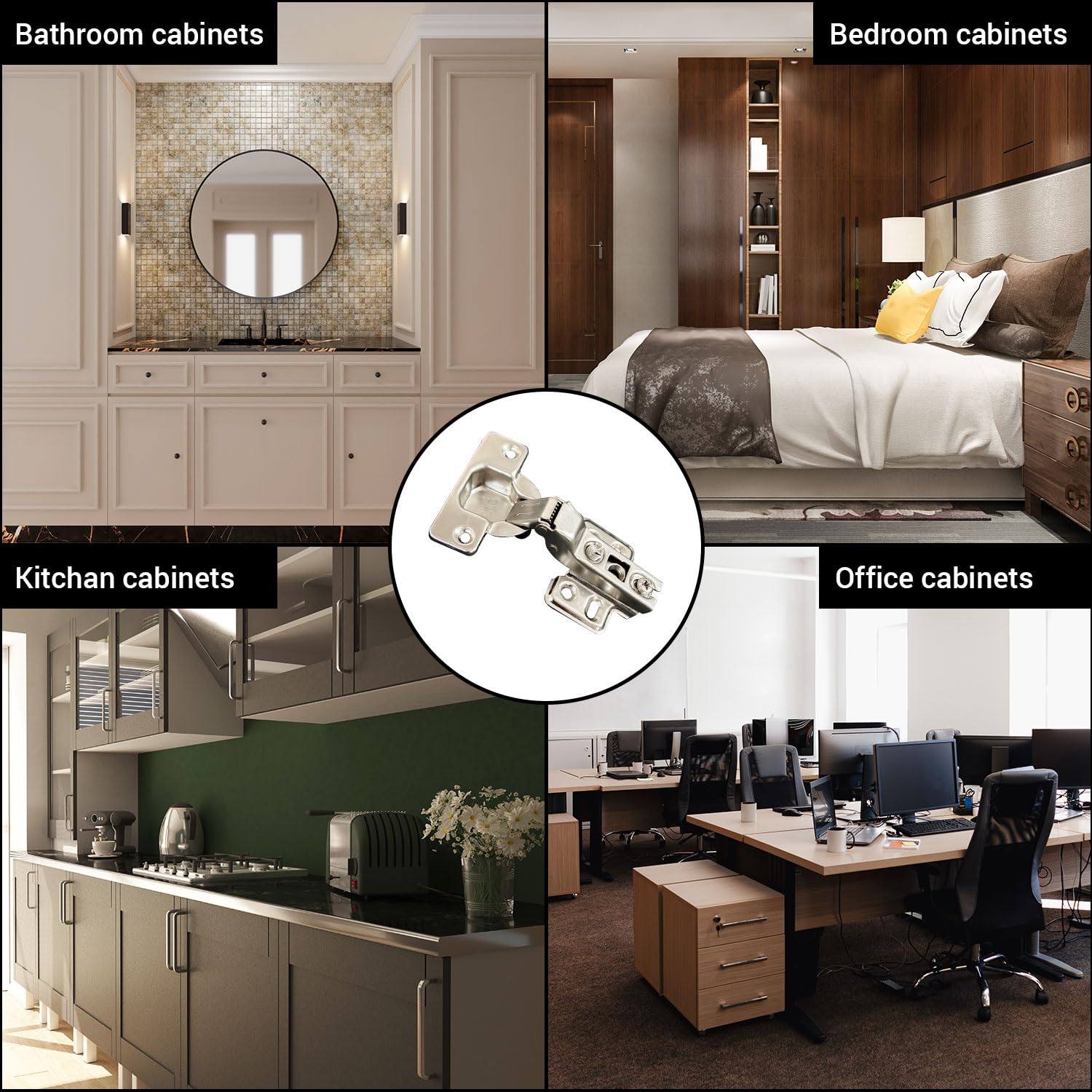 Volo European Steel Cabinet Hinges - Concealed Design -8