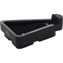 Bosmere Pot Toes, Plant Pot Risers for Indoor and Outdoor, Prevent Stains and Rotting on Wood, Cement, and Tile - Black Pack of 12