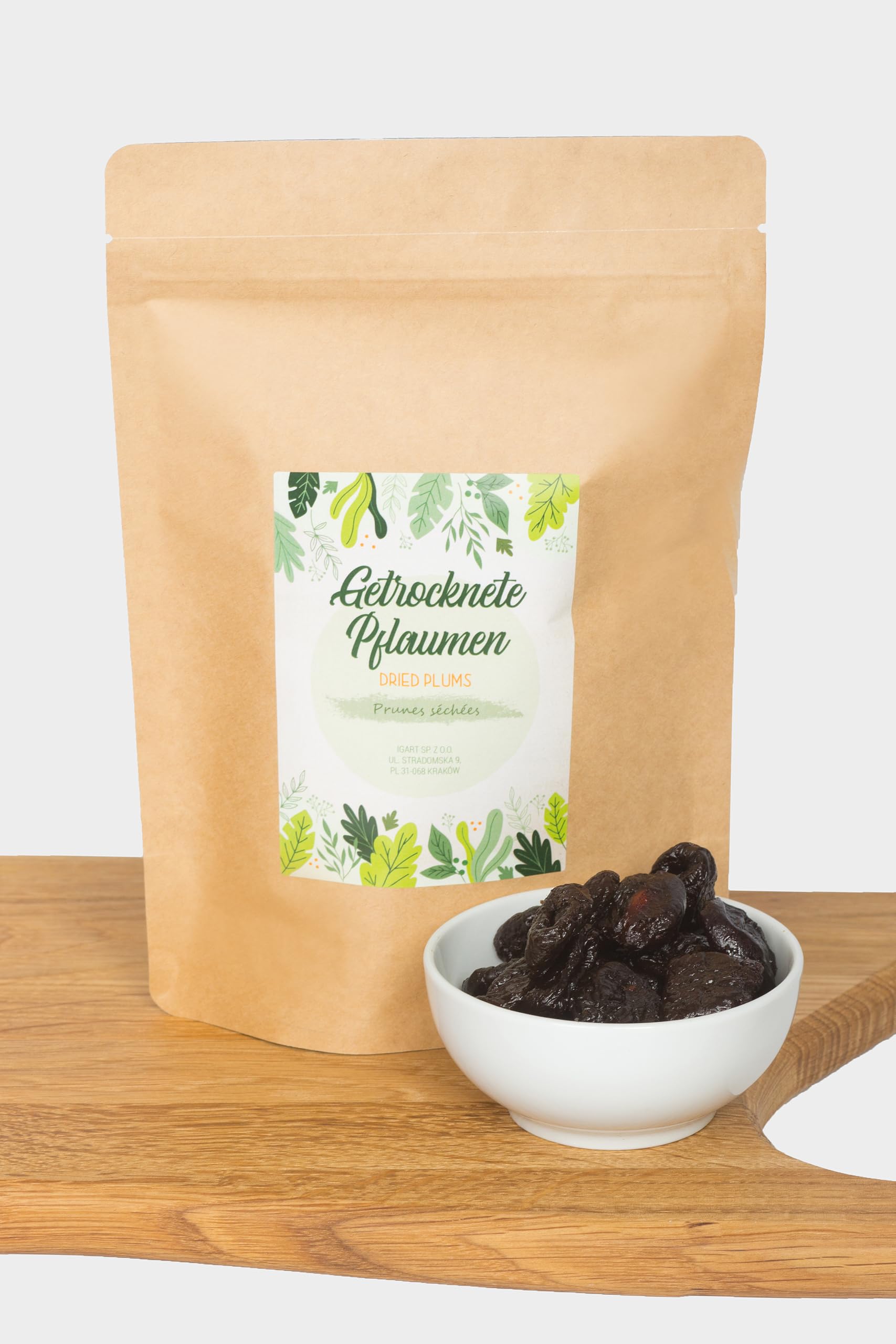 Ciruelas secas 2kg, Frutos secos sin piedra, Calidad 1A, Naturalmente dulce, Ieal como aperitivo, en cereales o para hornear