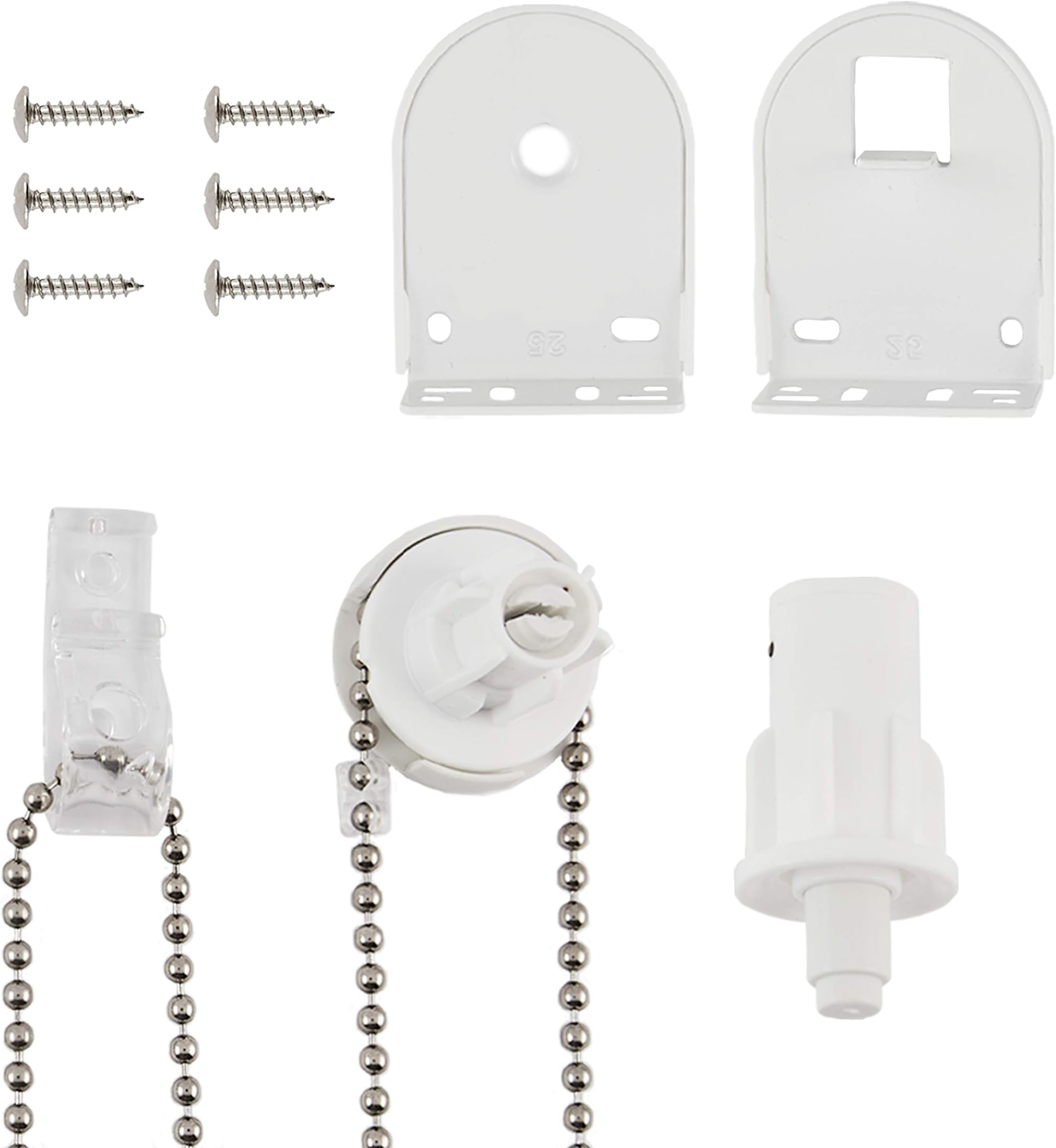 Roller Blind controls spare part kit 25mm plus metal brackets