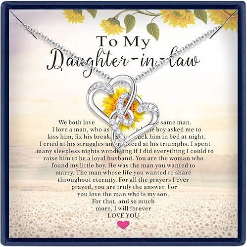 LOLA CLORIS Collar para madre e hija, regalo para madre e hija, regalos de cumpleaños para mamá de hija, regalos de Navidad para mamá, collar de