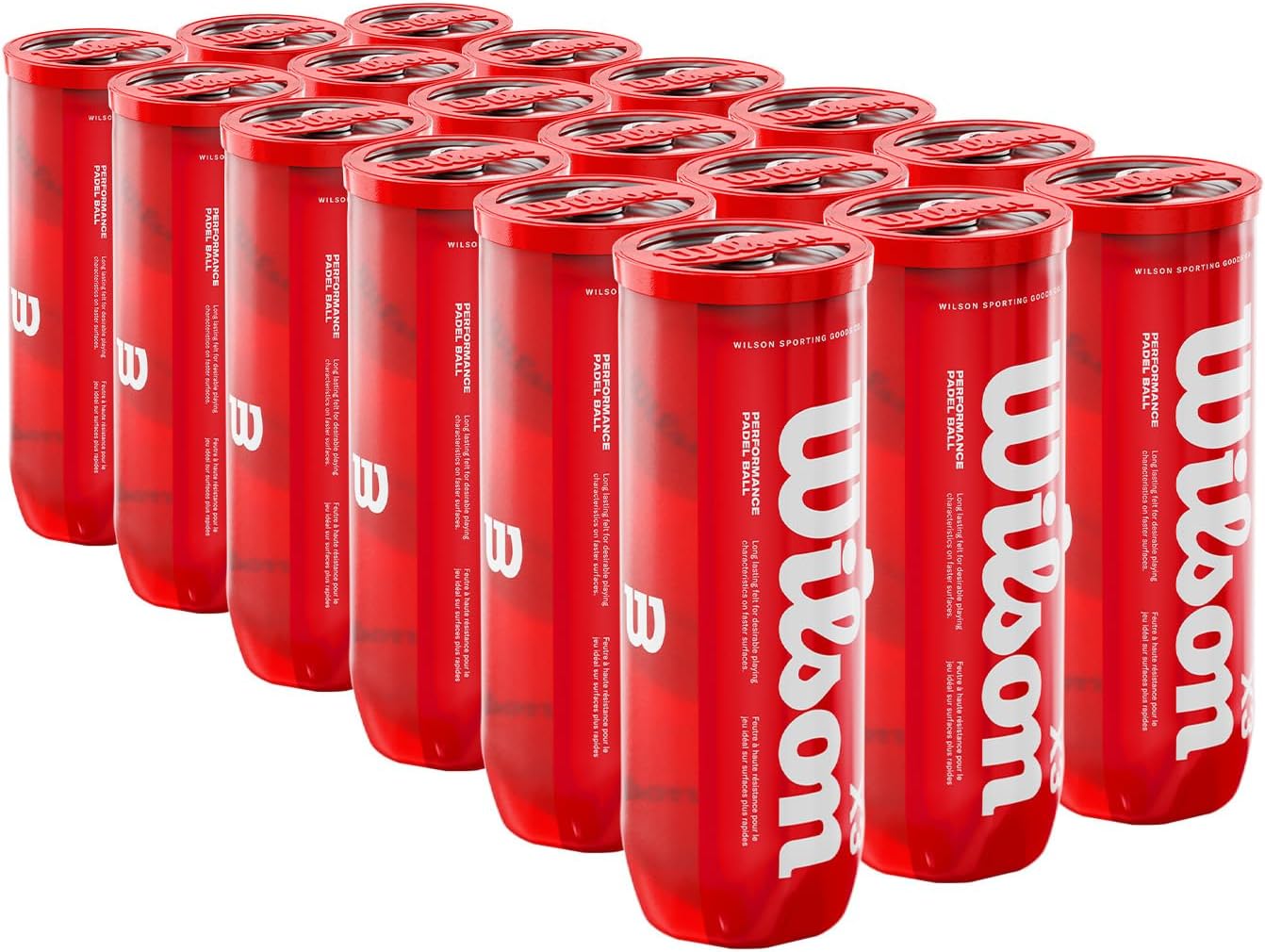 Wilson Padel X3 Box (24 Tubes of 3 Balls)