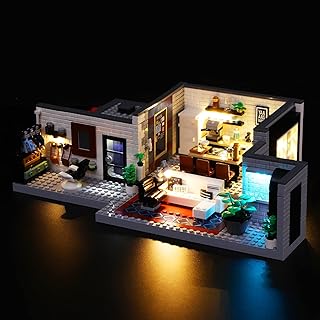 BRIKSMAX Led Lighting Kit for Creator Queer-Eyes – The Fab 5 Loft - Compatible with Lego 10291 Building Blocks Model- Not Include The Lego Set