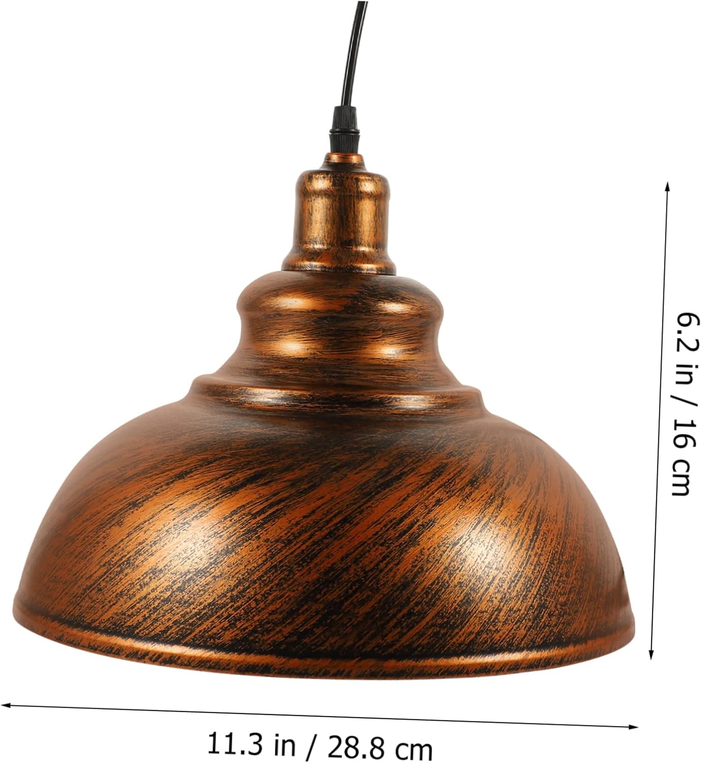 Globe Pendant Light Retro Style Lamp Shade Industrial Hanging Lamp Shades for Ceiling