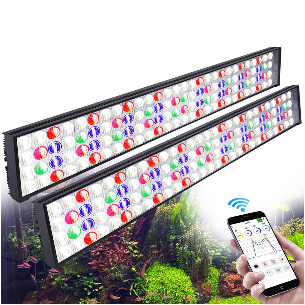 PopBloom 150cm-200cm LED-verlichting voor zoetwateraquaria