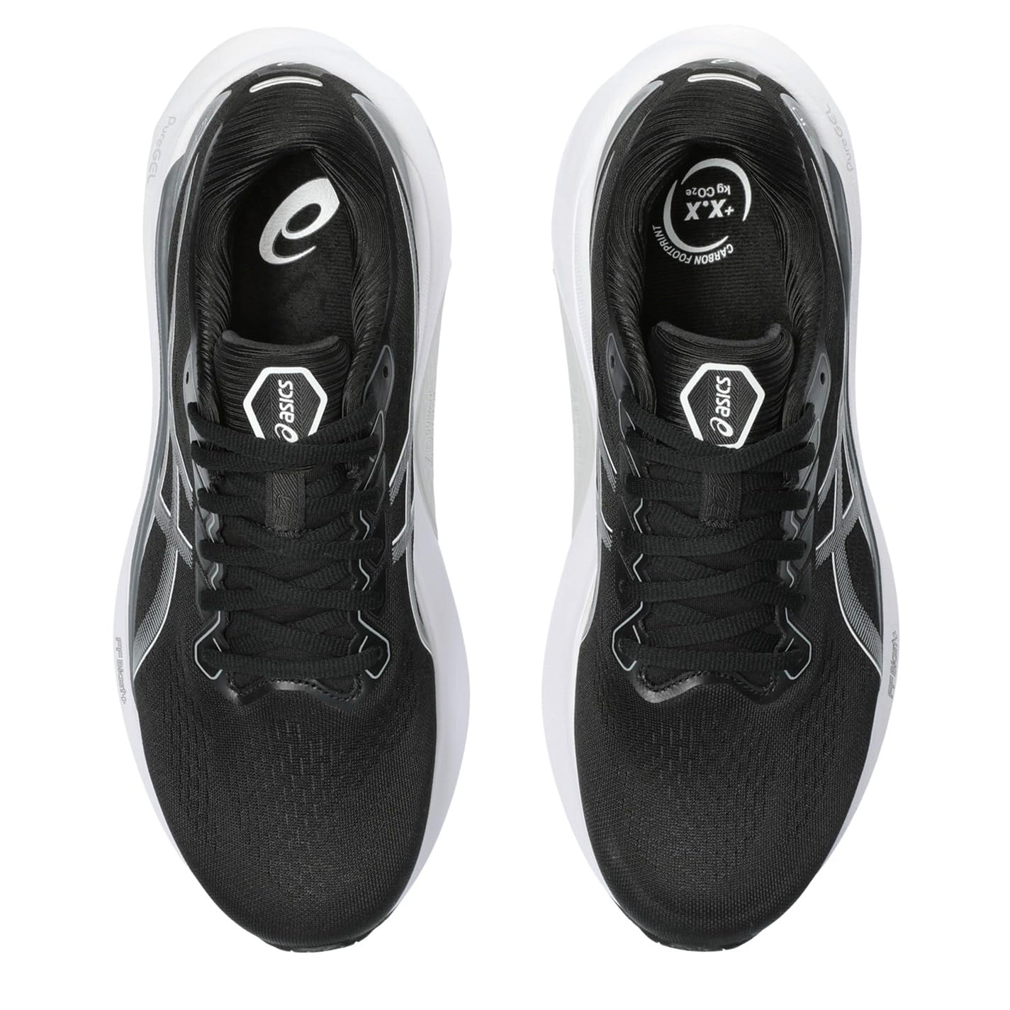 ASICS Kayano 30 Hombre Zapatos para Correr Negro Amarillo