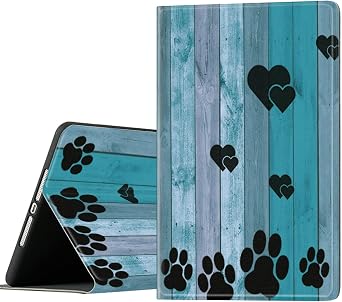 Compatible for iPad Pro 11 inch Case 4th/3rd/2nd/1st Generation 2022/2021/2020/2018,Adjustable Stand & Auto Wake/Sleep Feature Smart Protect Case,Dog Paw Print