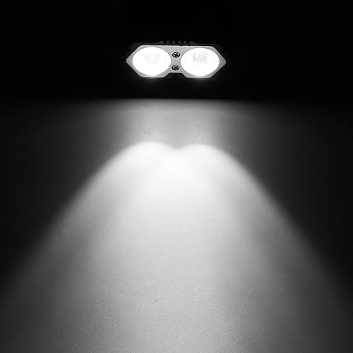 Miniatura 2 de SecurityIng Luz de bicicleta alimentada por USB, faro LED resistente al agua, 700 lúmenes, 4 modos, lámpara frontal de ciclismo para bicicleta de