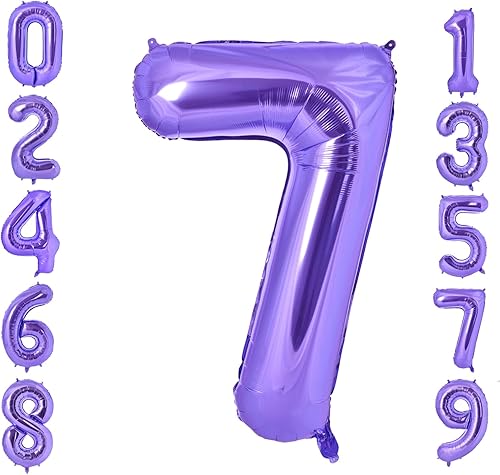 Miniatura 6 de Vonokee Globos gigantes de 40 pulgadas color verde claro con el número 9, globo gigante de Mylar de aluminio digital gigante para decoración de