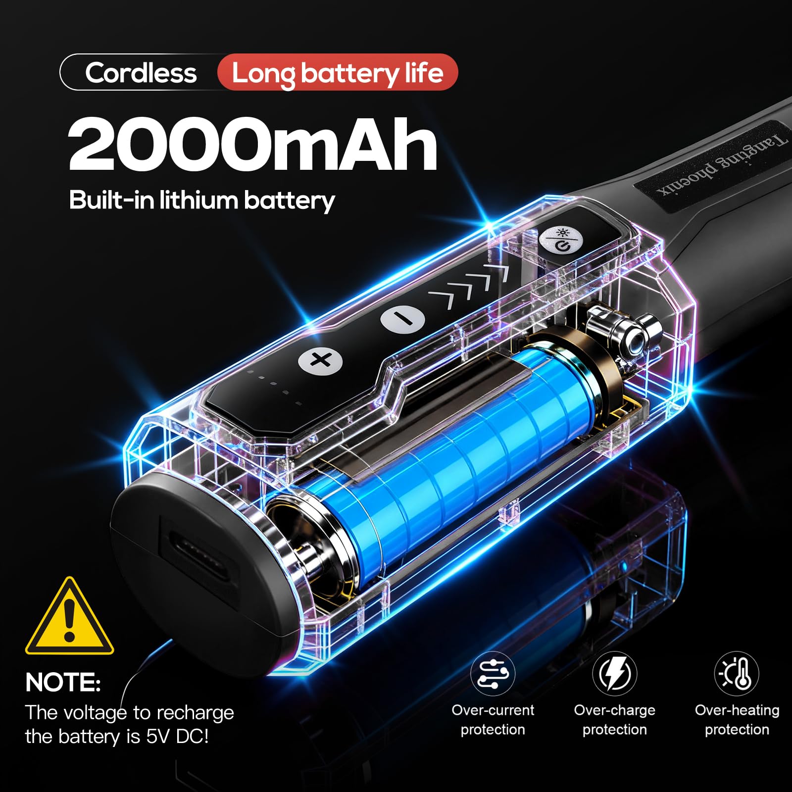 Kit de herramientas rotativas todo en uno con 45 accesorios, herramienta eléctrica inalámbrica de 3.7 V, 5 velocidades y carga USB para manualidades, lijado, pulido, grabado, color