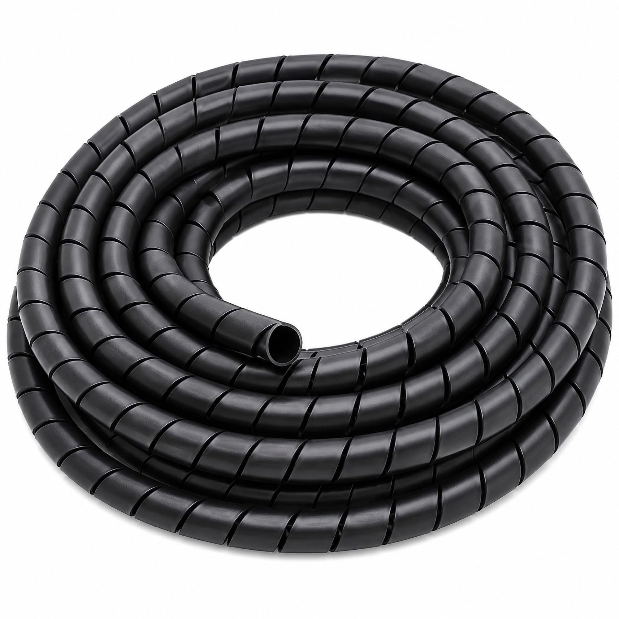 Cable Wire Tidy Wrap PC Home Cinema TV Management Organizing Banding 10m (24mm, Black)