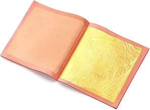 24 Karat Edible Gold Leaf 15 Sheets Gold Leaf 3.15 x 3.15 Inch for Arts &Crafts, Gilding,Cake Decorations,Beauty-Loose Leaf - coolthings.us