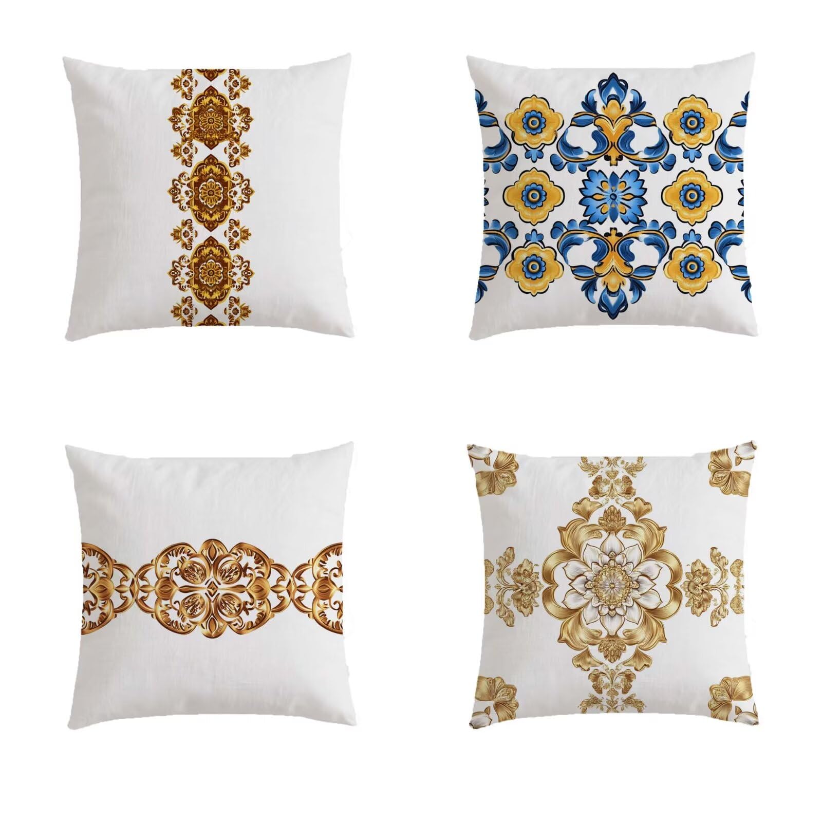 Housse de coussin 70x70cm imperméable pour rénover un canapé de jardin