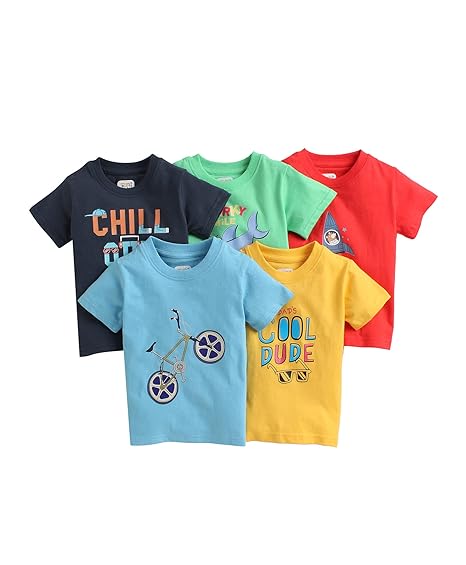 MINITATU Boys Regular T-Shirt