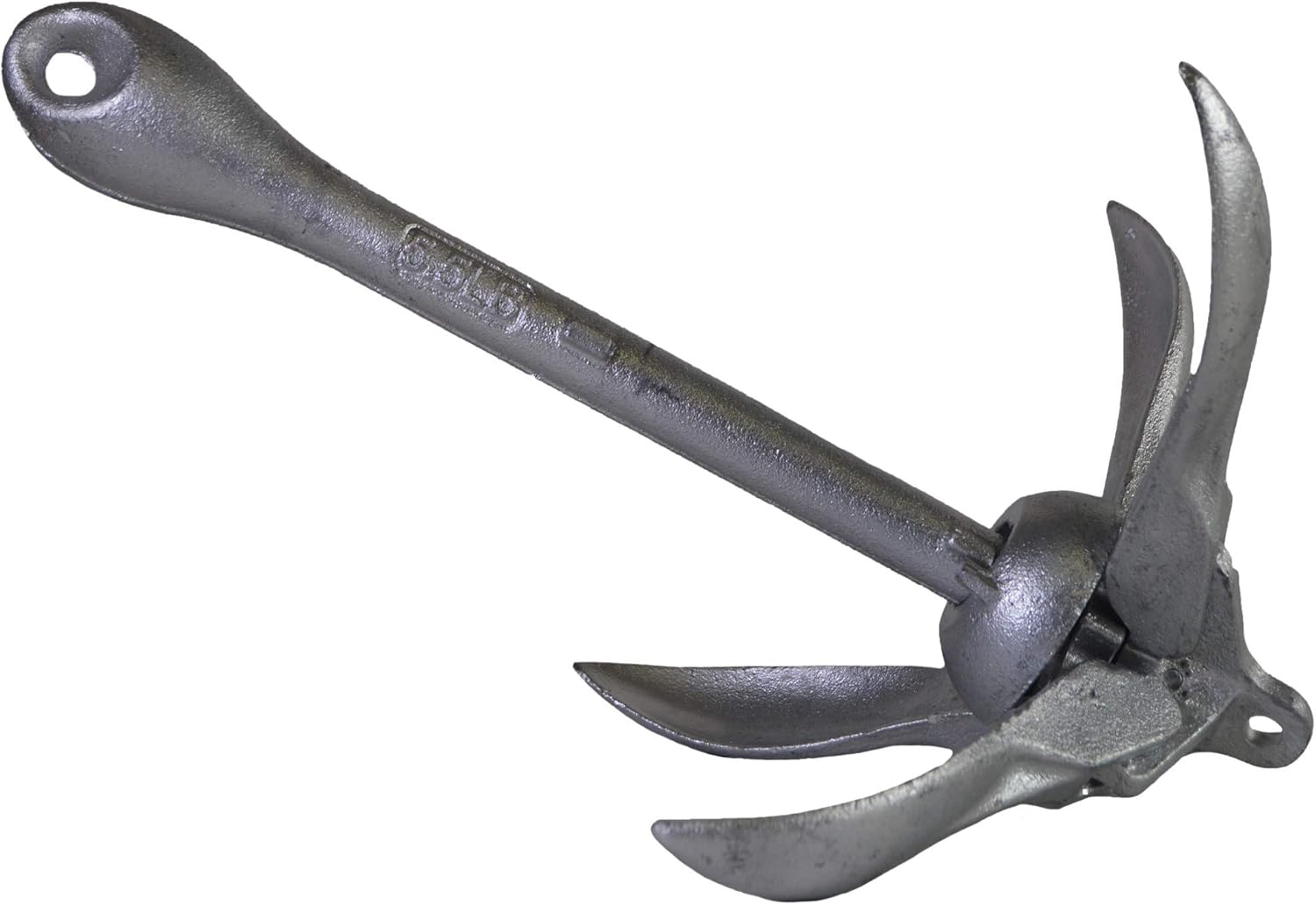 MarineNow Hot-Dipped Galvanized Folding Grapnel Anchor – Durable Boat Anchor for Kayaks, Canoes, SUPs, Jet Skis – Space-Saving Design – Choose 3.5lb, 5.5lb, 7lb, 9lb, 13lb, or 18lb
