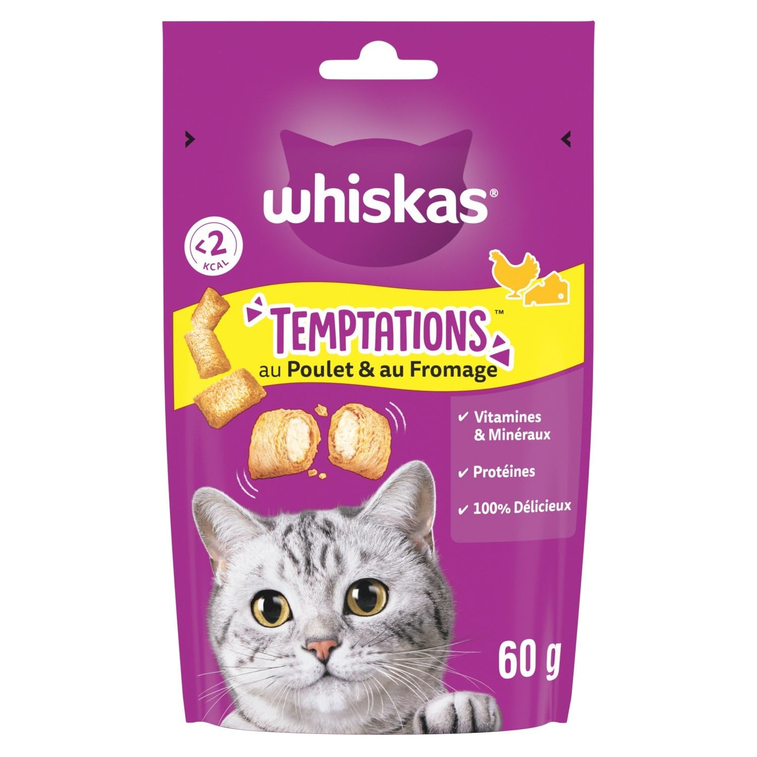 Friandises pour chats WHISKAS pour régaler les félins les plus difficiles