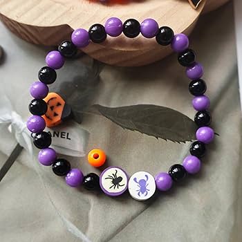 アンティークカパーラボーンビーズのブレスレット　強力護符　ハンドメイド フラワーチェコビーズのキラキラガラスブレスレット - Tiara