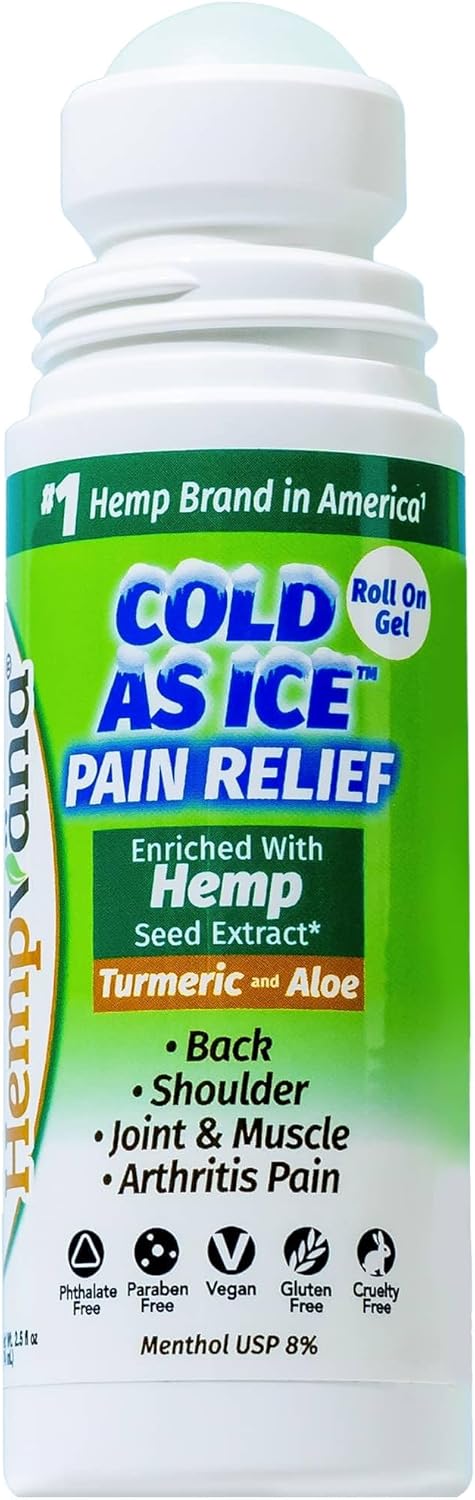 Hempvana Pain Promise Value 3 Pack: AS-SEEN-ON-TV, Fast Relief, High Blood Pressure Safe w/Hemp Seed Oil (Max Strength Original + Arthritis + Cold As Ice Roll-On) Arthritis, Muscle & Joint Relief