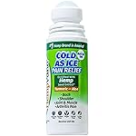 Hempvana Cold As Ice Pain Relief Roll-On, Fast-Acting Menthol Pain Gel w/Hemp Seed Extract, AS SEEN ON TV, Cooling Arthritis Pain Relief