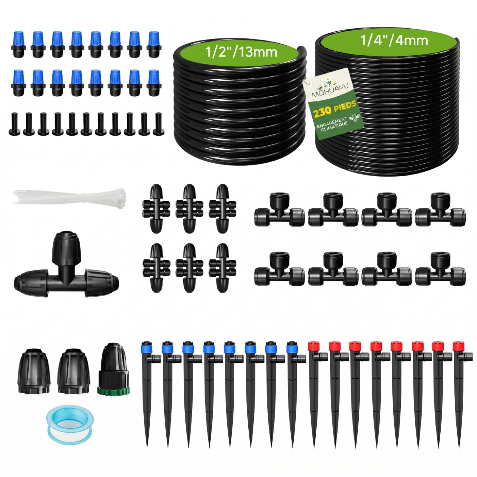 kit irrigation goutte-à-goutte 70m