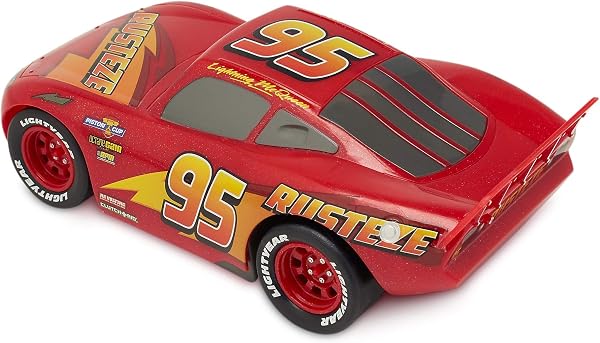 Disney Store Disney Pixar auto telecomandata Saetta McQueen, Disney Pixar Cars, 15 cm, 2,4 GHz, si muove in 4 direzioni, garantisce ore di divertimento, adatto a partire dai 3 anni - 4