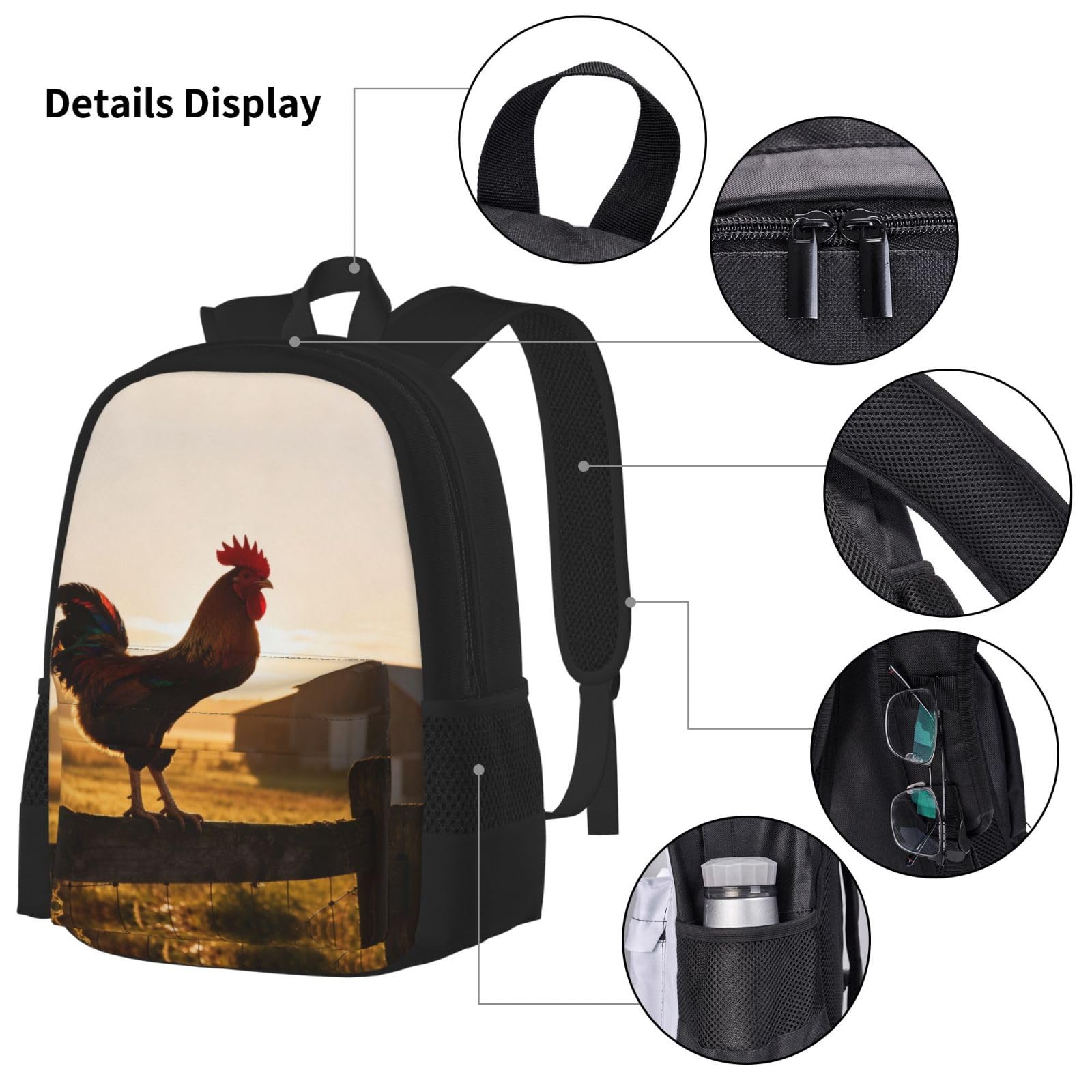 Set 3 in 1 borsa da viaggio per pendolari, borsa termica per il pranzo, borsa termica per il pranzo con tasca per laptop