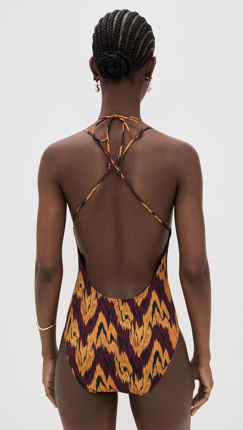 Ulla Johnson Women's Leila Beaded Maillot - Image 3