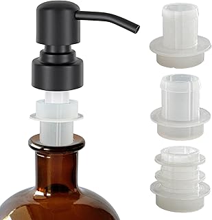 ALTGLAS Upcycling Kit for Soap Dispensers Pumps - Set of Silicone Stoppe...