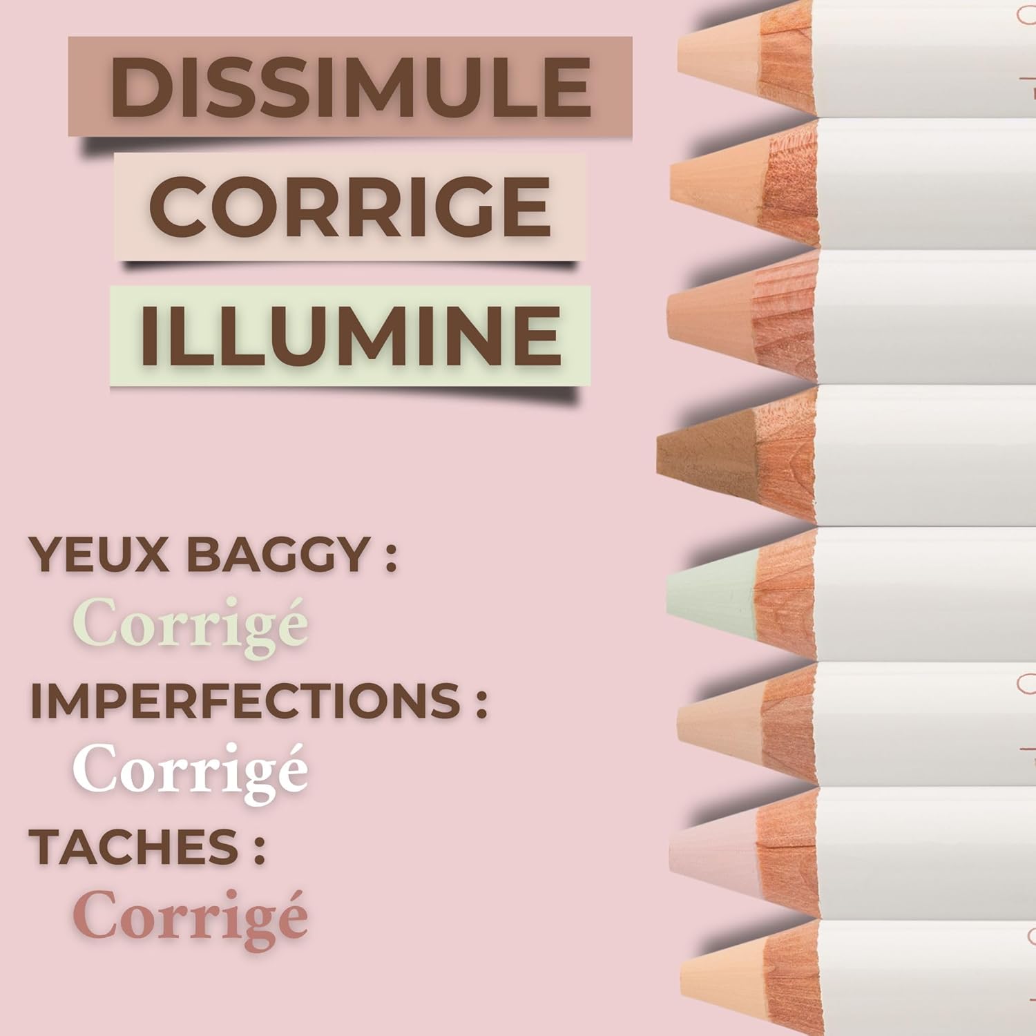 Impala Crayon Correcteur Vert Pistache 17: Camoufle Cernes et Rougeurs - Description