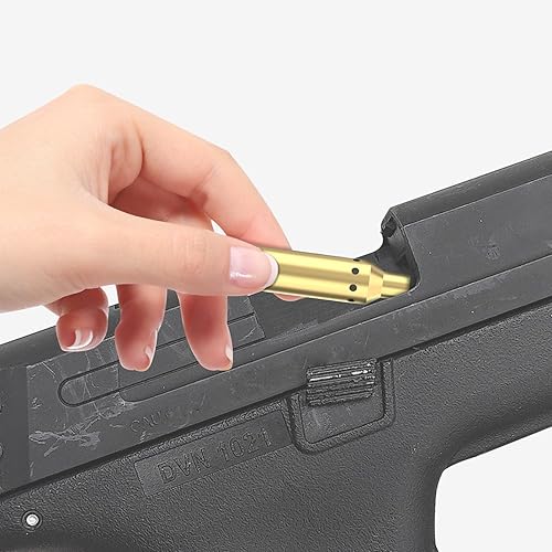 Miniatura 6 de Darkfang Bore Sight 2230.219 in2433080.354 in6.5 Creedmoor7.62x3945ACP Láser Rojo Fácil Ajuste y Zeroing Optics Bore Sighter con 2 juegos de